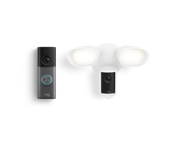 Ring Bestselling 4K Kit Wired Doorbell Pro (3rd Gen) + Floodlight Cam Pro (2nd Gen) image