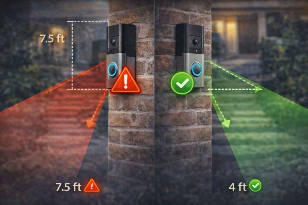 Correct the Mounting Height and Viewing Angle image