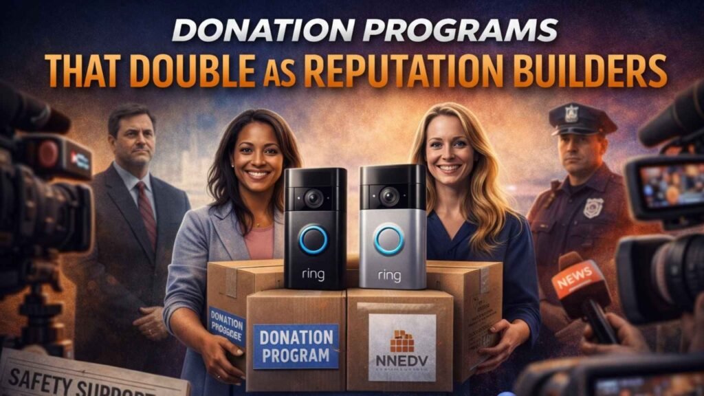 Donation programs that double as reputation builders image