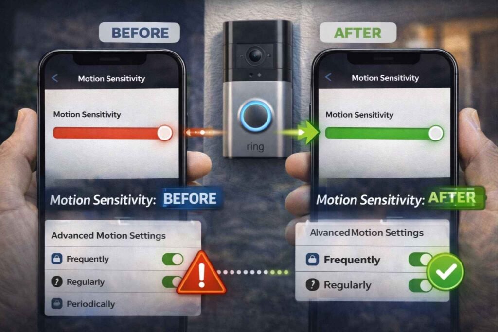Increase Motion Sensitivity and Motion Frequency image